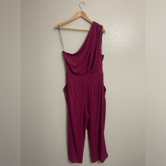 Free People Avery Jumpsuit One Shoulder - Picture 9 of 13